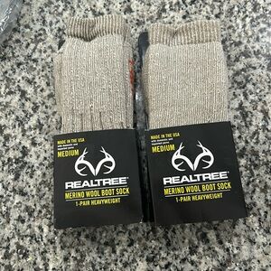 Realtree merino wool boot socks